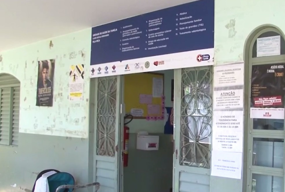 Posto de saúde Clara Cecília, em Barreiras — Foto: Reprodução/TV Oeste