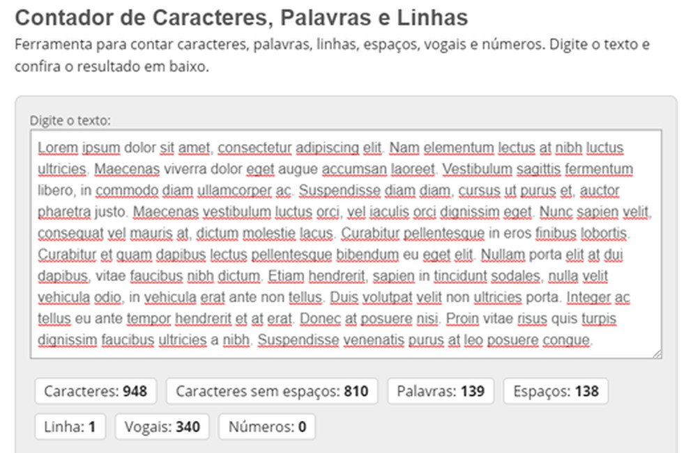 Contador De Caracteres Online Conheca Dez Sites Para Contar Palavras Produtividade Techtudo Learn vocabulary, terms and more with flashcards, games and other study tools. contador de caracteres online conheca