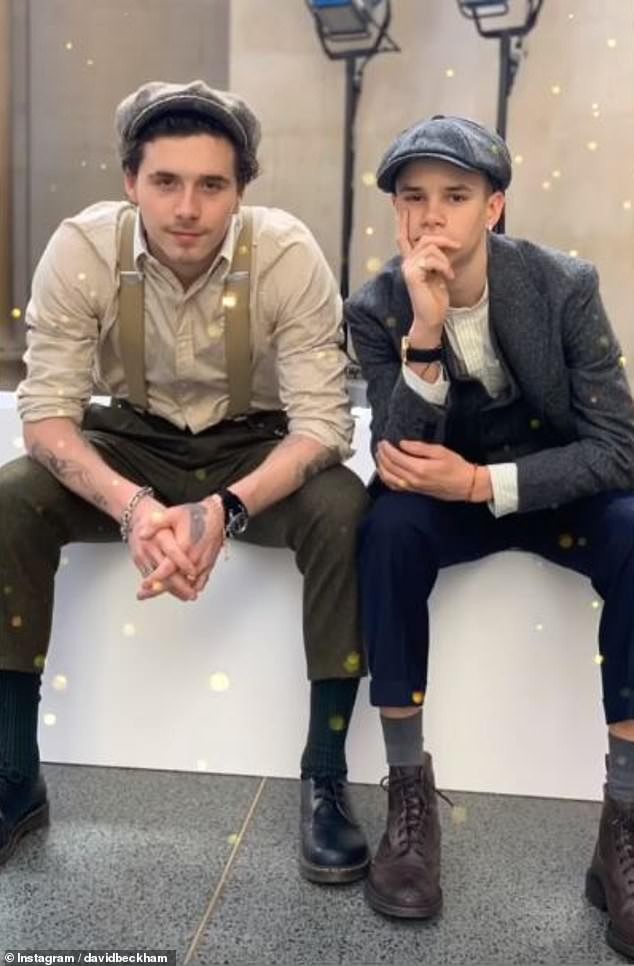 Brooklyn e Romeo Beckham (Foto: Instagram)