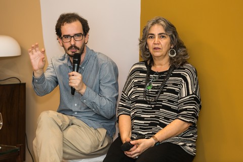 Denise Zmekhol e Francesco Perrotta-Bosch apresentaram palestra sobre filme que conta a história do Edifício Wilton Paes de Almeida