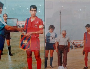 campo em homenagem a Pep Guardiola do Barcelona (Foto: Thiago Dias / Globoesporte.com)