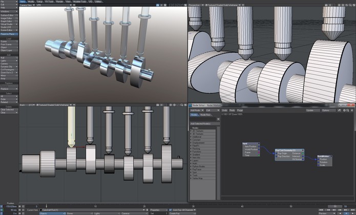 LightWave 3D tem diversas ferramentas e recursos para criação de desenhos em 3D (Foto: Divulgação)