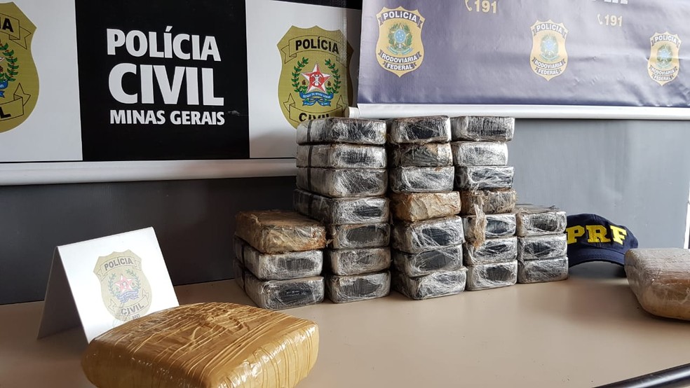 Drogas apreendidas em Juiz de Fora — Foto: Polícia Civil/Divulgação