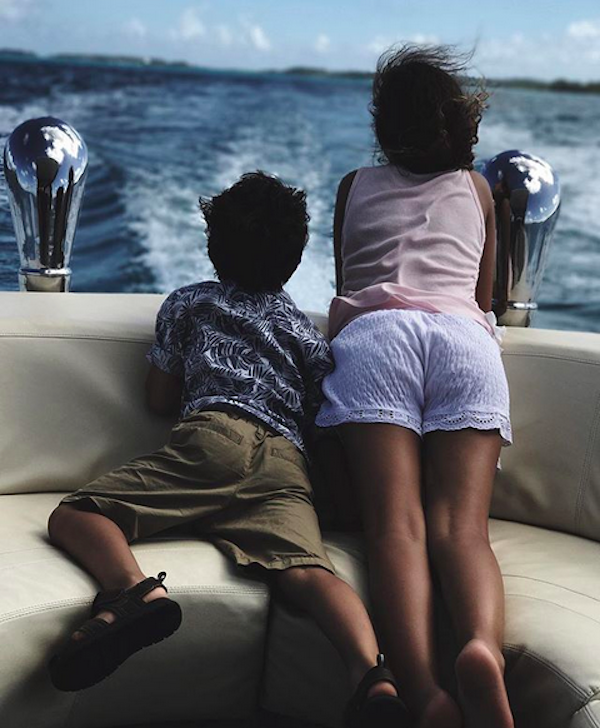 Os filhos da atriz Halle Berry em foto compartilhada pela celebridade (Foto: Instagram)