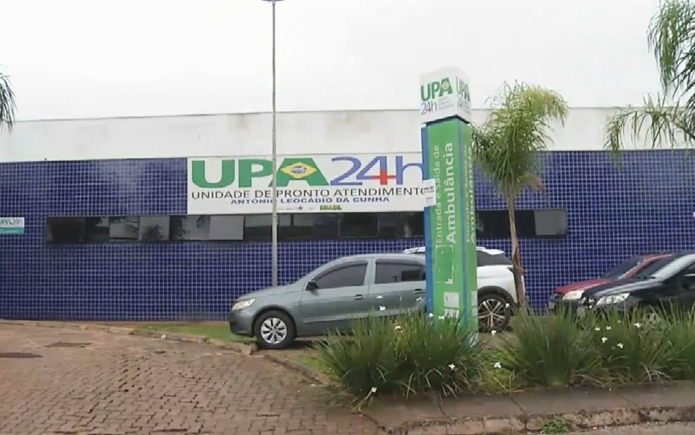 UPA Jardim Ingá, em Luziânia — Foto: Reprodução/TV Anhanguera