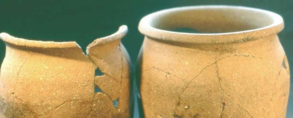 Pedaços de potes da Idade Média são encontrados por arqueólogos na Inglaterra. Peças revelaram que plebeus consumiam muitas sopas e cozidos repletos de carne de boi, carne de carneiro, repolho e outros vegetais com folhas (Foto: Universidade de Bristol)
