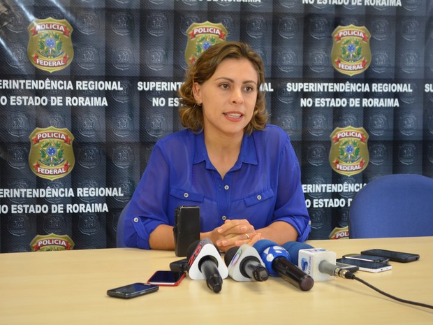 A delegada Denisse Dias falou sobre o esquema de tráfico internacional de mulheres em Roraima (Foto: Inaê Brandão/G1 RR)