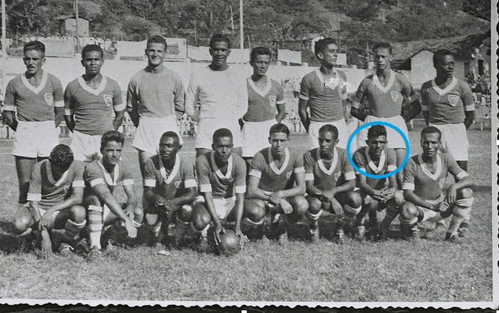 Dida estava no CSA em 1951 — Foto: Arquivo Pessoal/Museu dos Esportes