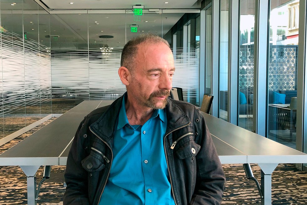 Em 4 de março de 2019, Timothy Ray Brown foi fotografado em Seattle, nos Estados Unidos  — Foto: Manuel Valdes/AP