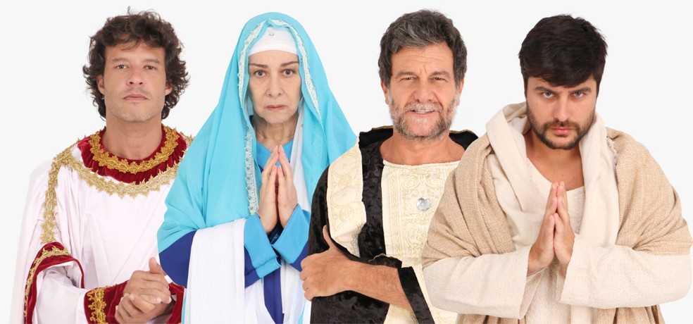 Encenação da Paixão de Cristo terá 4 atores convidados e mais de 350 em cena em Floriano, no Piauí, — Foto: Grupo Escarlet de Teatro