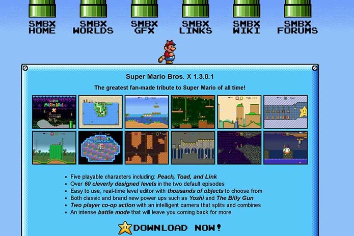 Como criar fases do Mario usando o Super X (Foto: Reprodução/Murilo Molina)