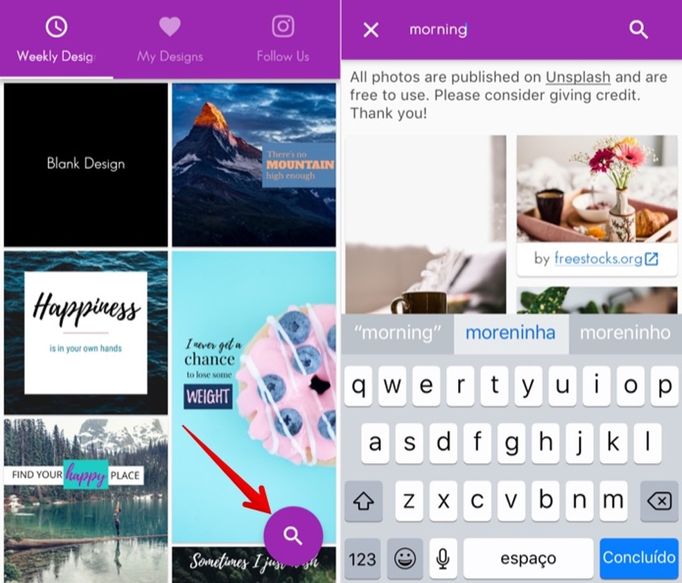 Como criar post de bom dia para Instagram com o app PostMuse | Redes  sociais | TechTudo