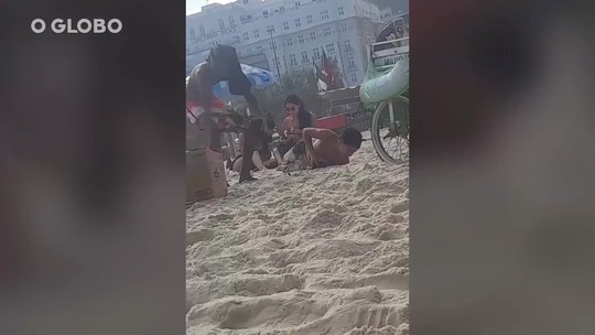 Vídeo: Pombos são capturados na Praia de Copacabana e podem estar sendo vendidos na Baixada Fluminense