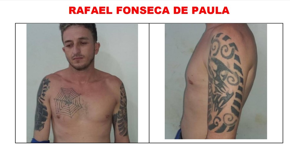 Rafael Fonseca é procurado após fugir de presídio em Ariquemes — Foto: Reprodução