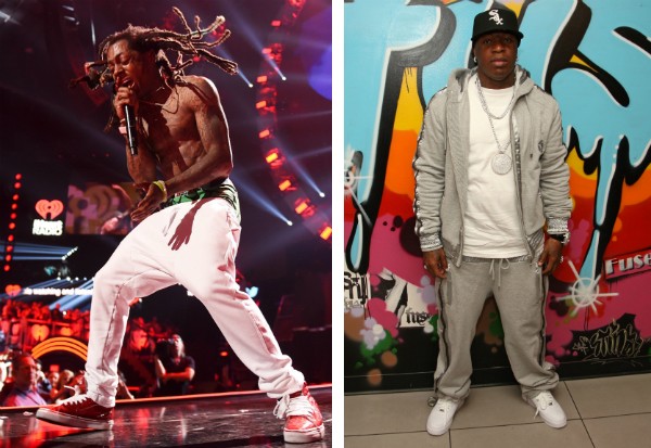 Os rappers Lil Wayne e Birdman (Foto: Getty Images)