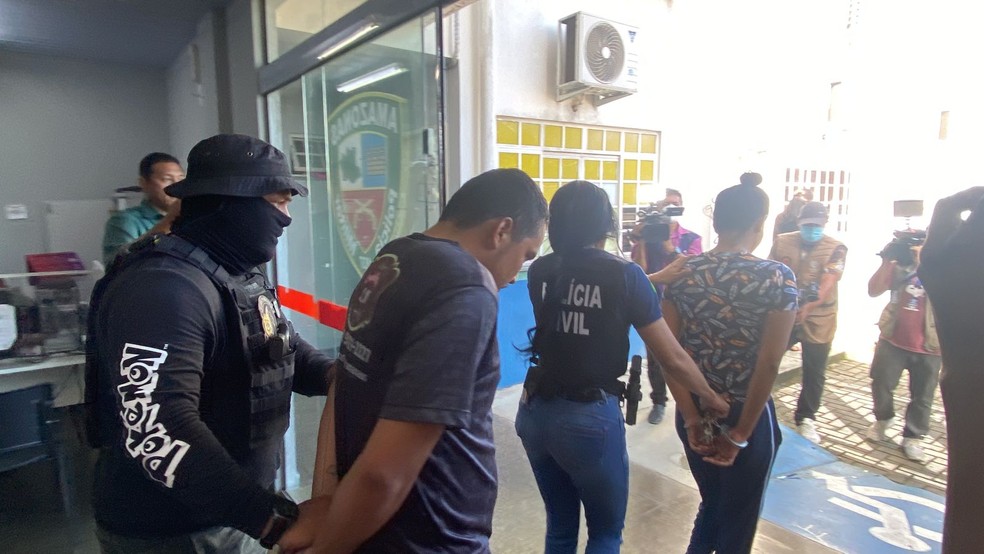 Casal estava preso desde o dia 1º de abril. — Foto: Carolina Diniz/Rede Amazônica 