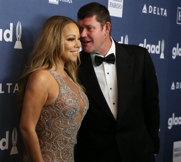 A cantora Mariah Carey e o empresário James Packer (Foto: Getty Images)