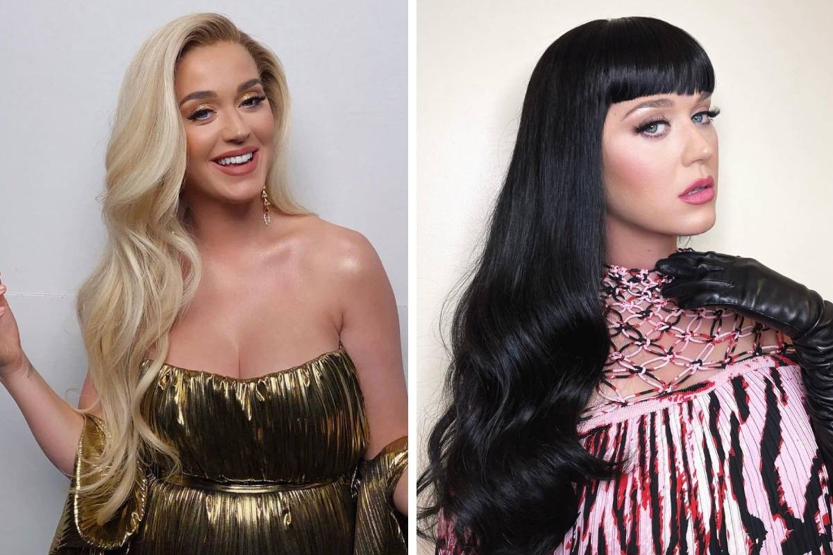 Peruca ou real? Katy Perry volta a exibir cabelos pretos e fãs piram