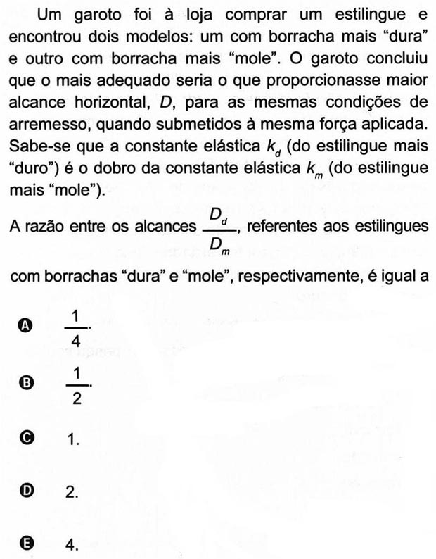 Questão INEP - 2015 - ENEM - Exame Nacional do Ensino Médio