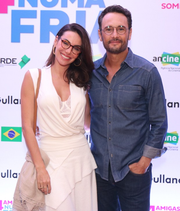 Mel Fronckowiak e Rodrigo Santoro (Foto: Thyago Andrade/Brazil News)