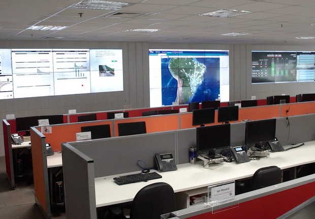 Centro de Controle Operacional da BRF (Foto: BRF) Centro de Controle Operacional da BRF (Foto: BRF)