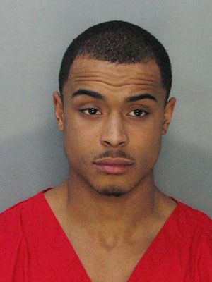 O rapper Kahlil, detido com Justin Bieber em Miami (Foto: Miami Dade County Jail/AP)