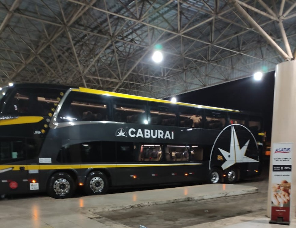 Ônibus partiu de Boa Vista para Manaus com apenas seis passageiros — Foto: Arquivo Pessoal