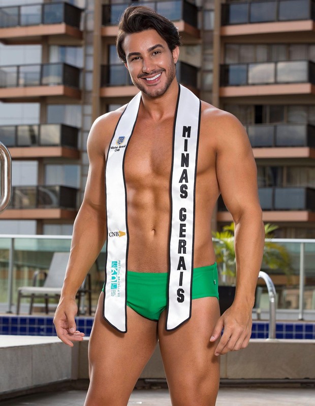 Candidato de Minas Gerais ao Mister Brasil CNB 2020 (Foto: Luciano Medeiros/LV Assessoria)