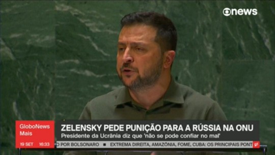 Entenda o rapto de crianças ucranianas citado por Zelensky na ONU e que embasa ordem de prisão contra Putin - Programa: Jornal GloboNews Edição das 16h 