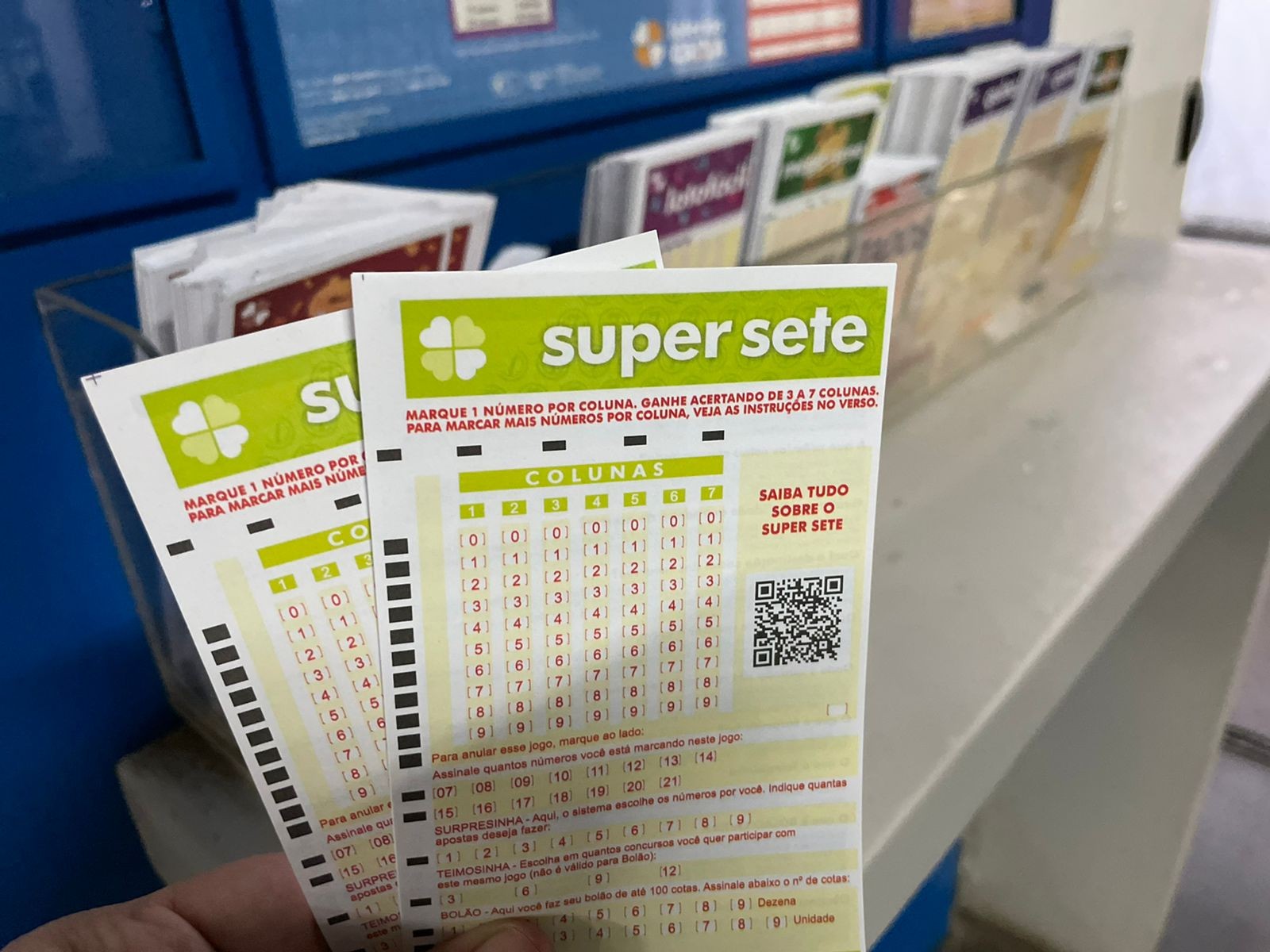 Resultado loterias: apostador de Araras faz 6 acertos na Super Sete e ganha mais de R$ R$ 21,5 mil