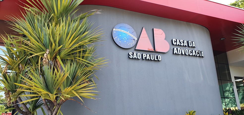 Ordem dos Advogados do Brasil (OAB), no interior de São Paulo — Foto: Wellington Roberto/g1