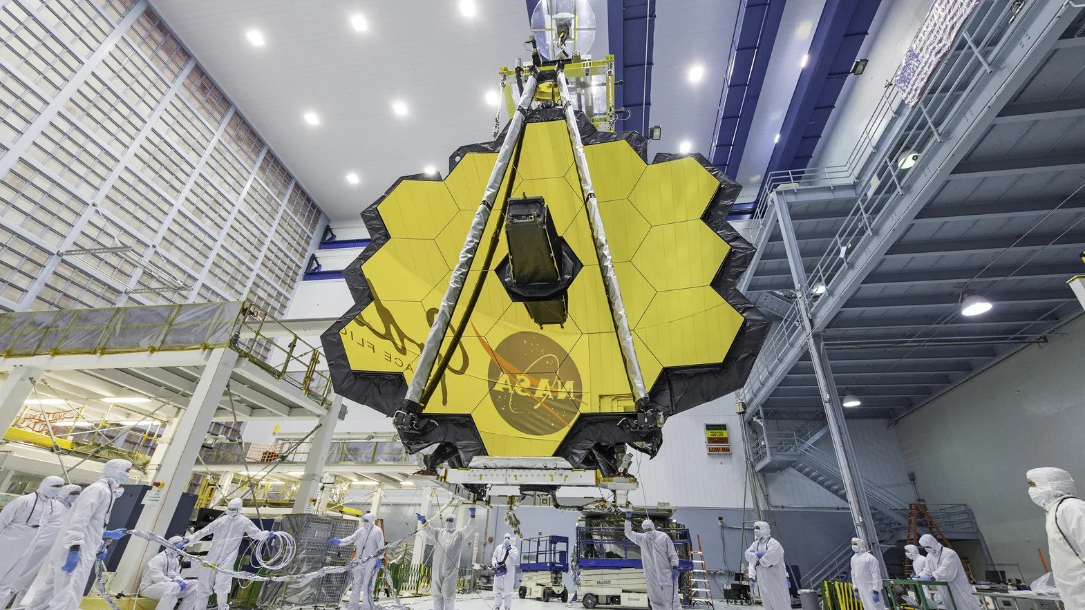 Entenda a polêmica envolvendo o nome do telescópio James Webb (Foto: NASA/Desiree Stover)