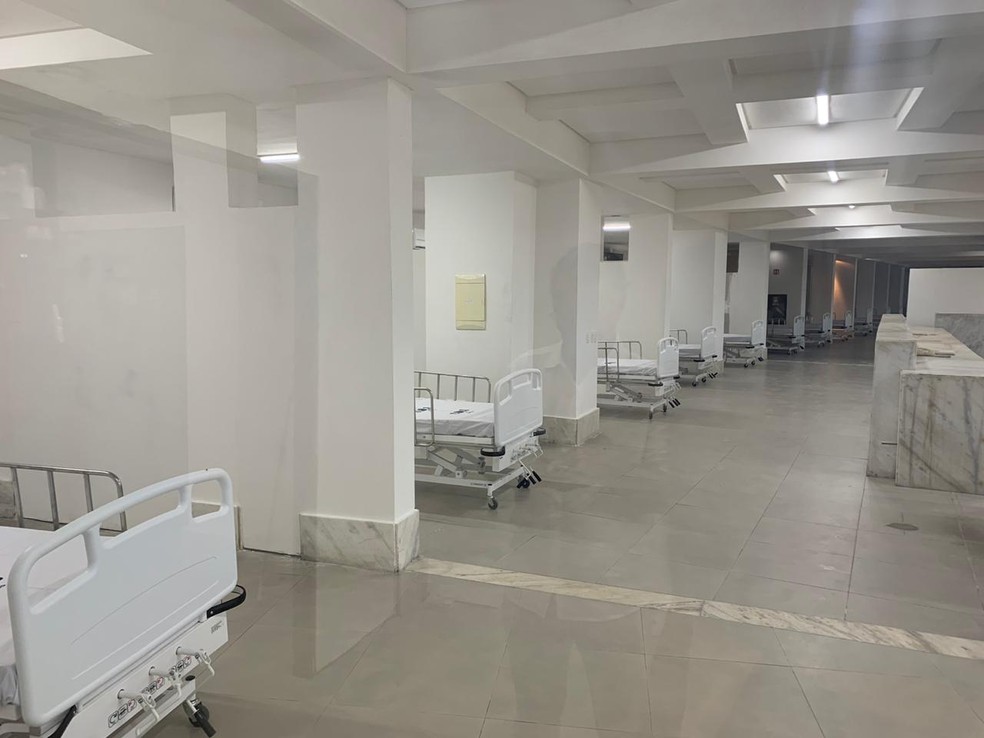 Hospital tem capacidade para 120 leitos — Foto: Anna Alyne Cunha/Inter TV Cabugi