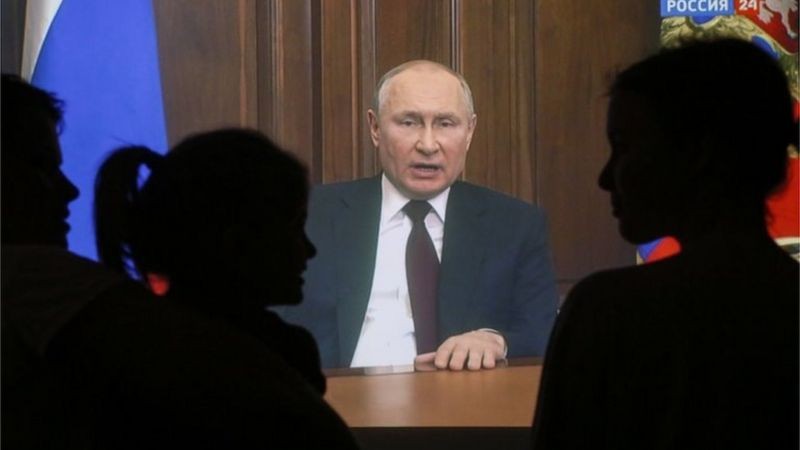 O enfurecido discurso de Putin que tenta reescrever história da região (Foto: EPA via BBC News)