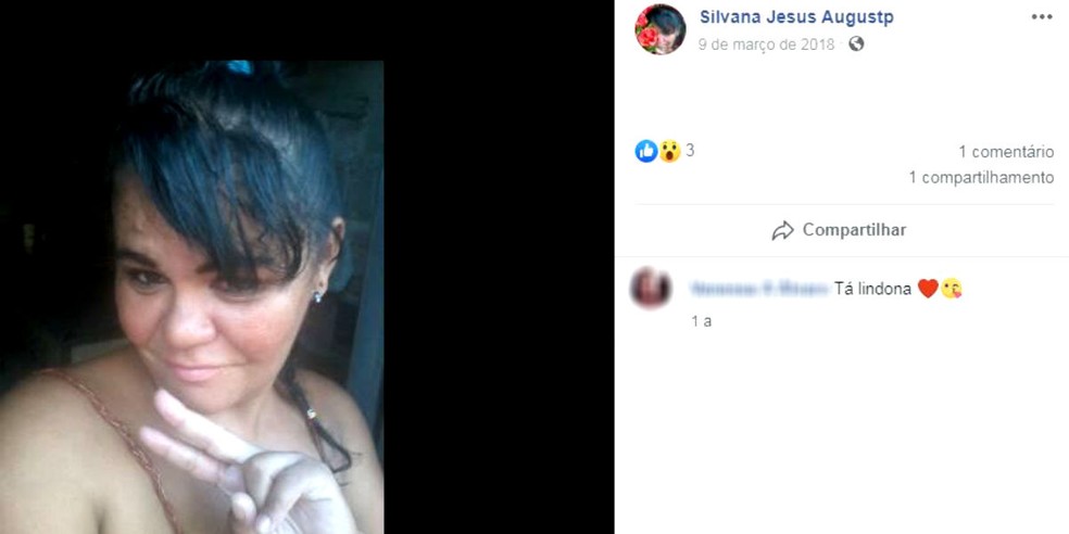 Mulher encontrada enterrada em quintal de casa em Agudos foi morta a facadas — Foto: Facebook/Reprodução