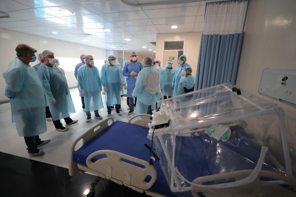 Pesquisa será aplicada no Hospital Nilton Lins, referência no tratamento de pacientes com Covid-19 no Amazonas. — Foto: Divulgação/Secom