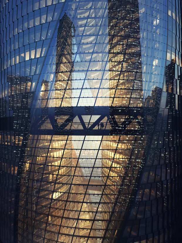 Zaha Hadid Architets constrói átrio retorcido mais alto do mundo (Foto: Divulgação)