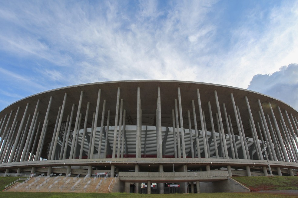 Estádio Nacional de Brasília Mané Garrincha, em Brasília, em imagem de 2015 (Foto: Andre Borges/Agência Brasília)