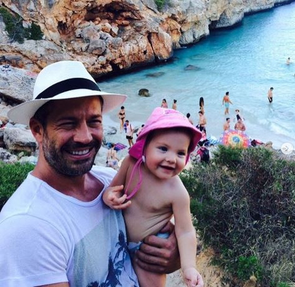 Malvino Salvador e a filha Ayra — Foto: Reprodução/Instagram