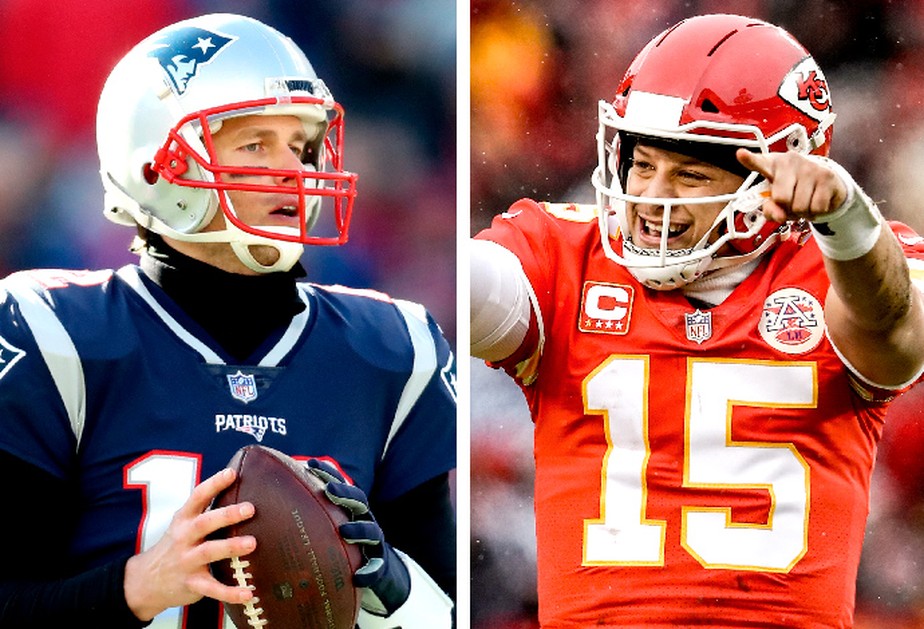 Patriots X Chiefs Tera Maior Diferenca De Idade Entre Qbs Na Historia Dos Playoffs Da Nfl Futebol Americano Ge