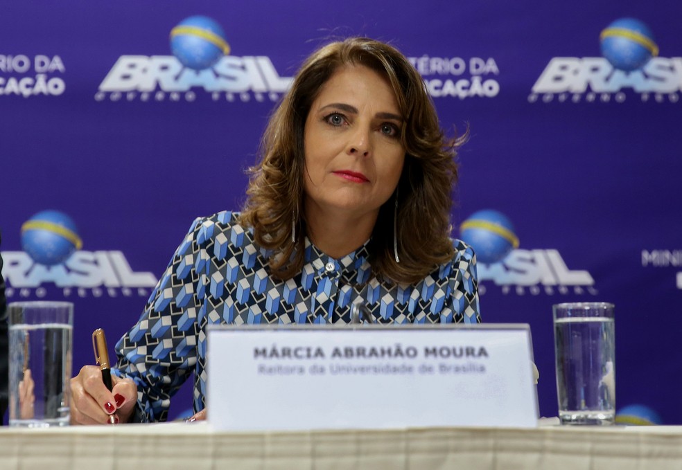 A reitora da UnB Márcia Abrahão — Foto: Wilson Dias/Agência Brasil
