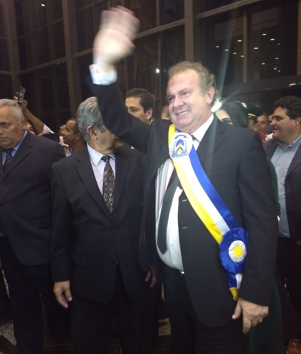 Mauro Carlesse Ã© o governador interino do Tocantins (Foto: Gabriela Lago/G1)
