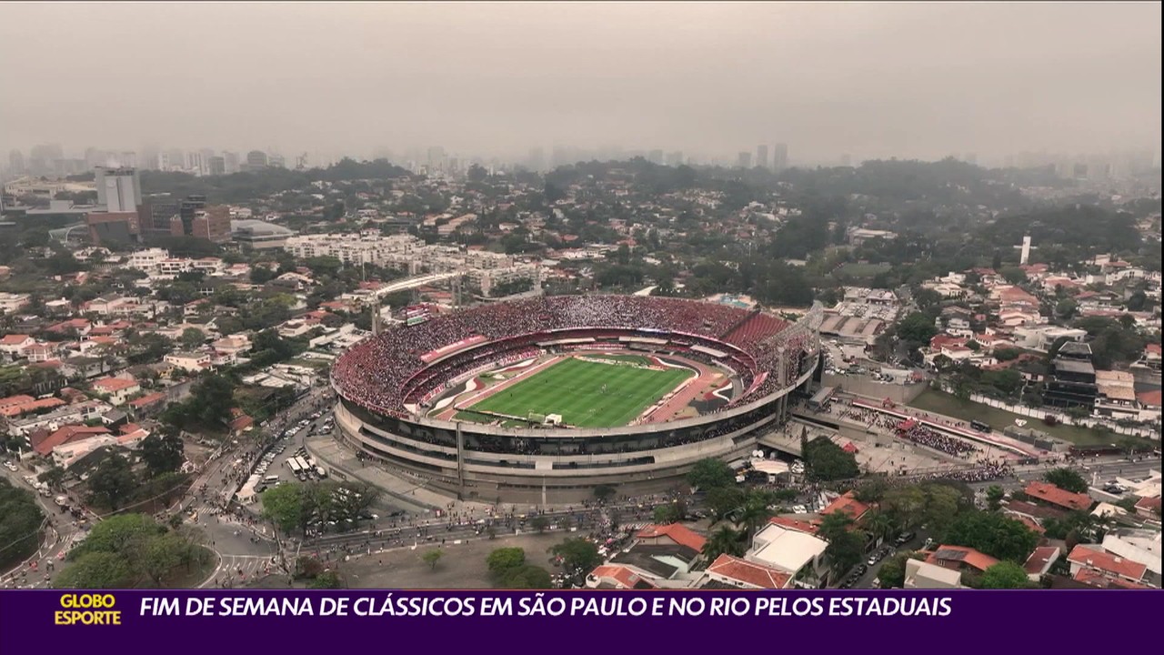 Fim de semana de cl&aacute;ssicos em S&atilde;o Paulo e no Rio pelos Estaduais