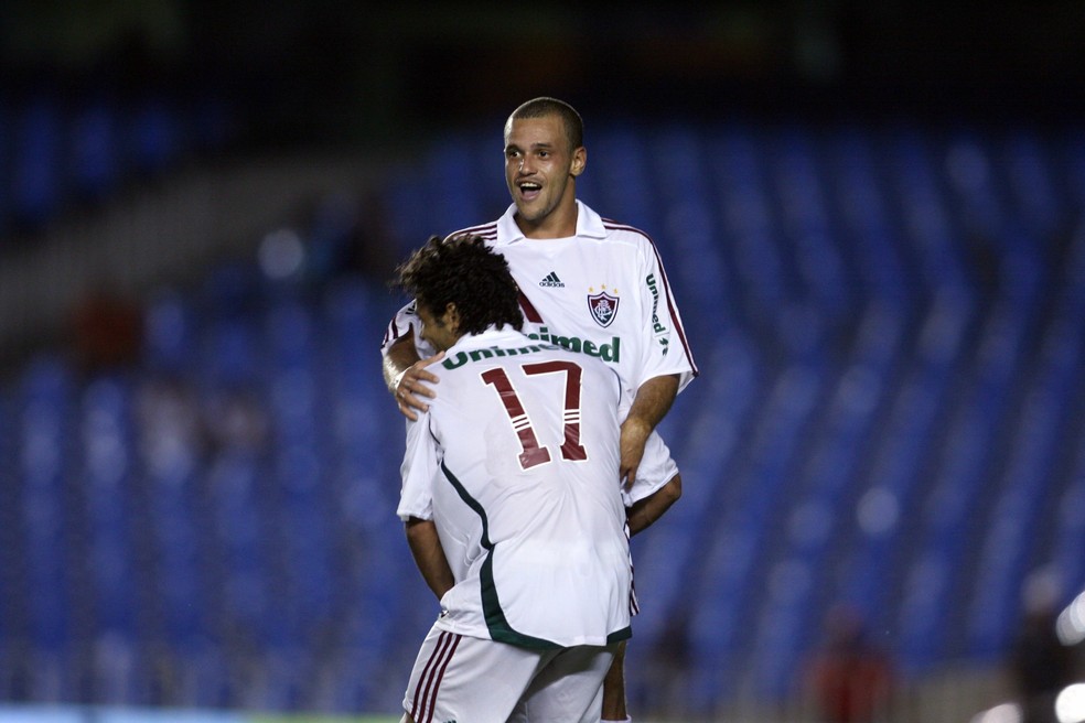 Thiaguinho foi campeão com o Fluminense (Foto: Divulgação)