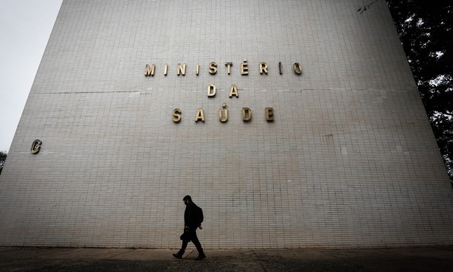 Fachada do Ministério da Saúde, em Brasília