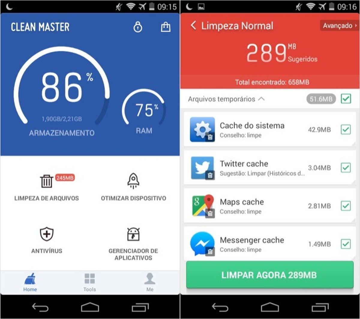 Como usar o aplicativo Clean Master e ‘limpar’ o Android? | Dicas e ...