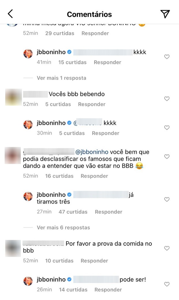 Publicação de Boninho (Foto: Reprodução/Instagram)