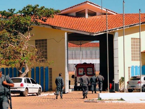Penitenciária Estadual de Alcaçuz (Foto: Ricardo Araújo/G1)