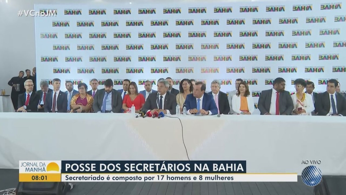 Secretários Do Novo Governo Da Bahia Tomam Posse Nesta Terça Feira Veja Quem São Bahia G1 
