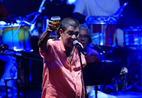 Show no Camarote da Brahma em São Paulo, em 2018